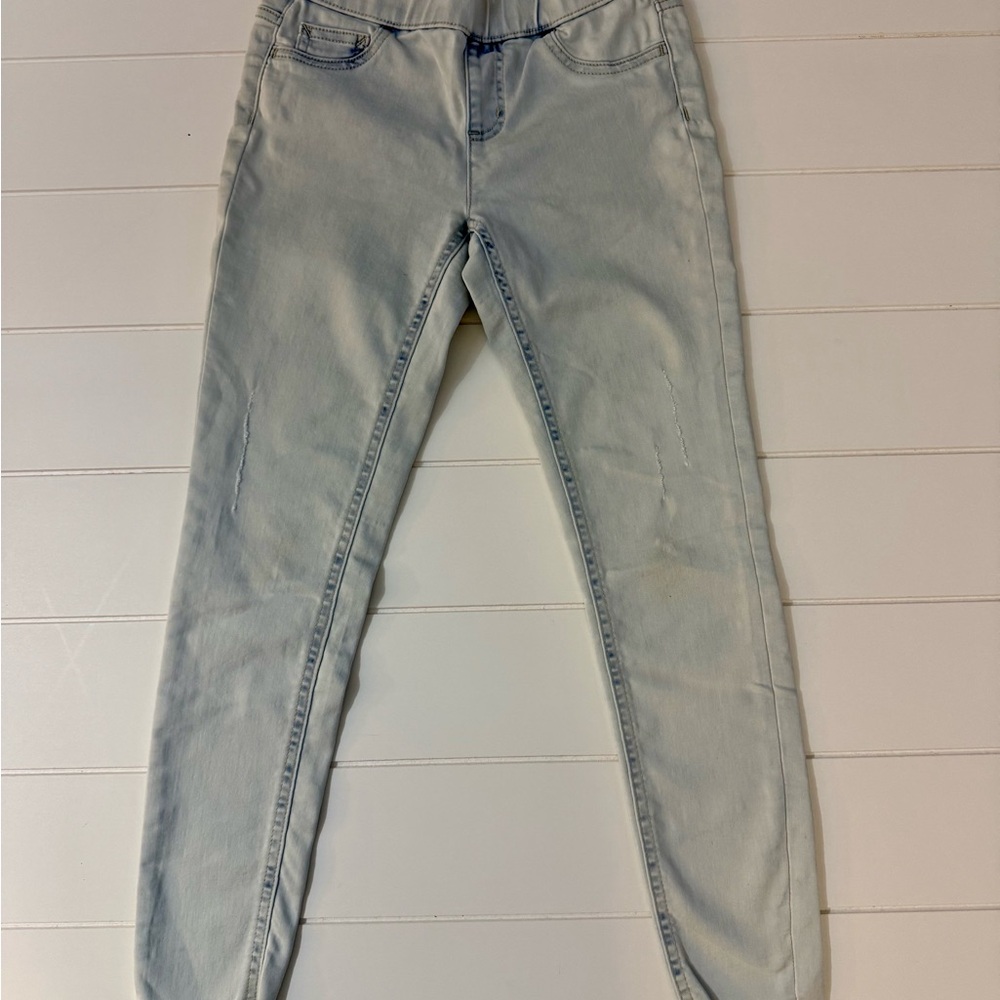 Justice Light Wash Skinny Jeans